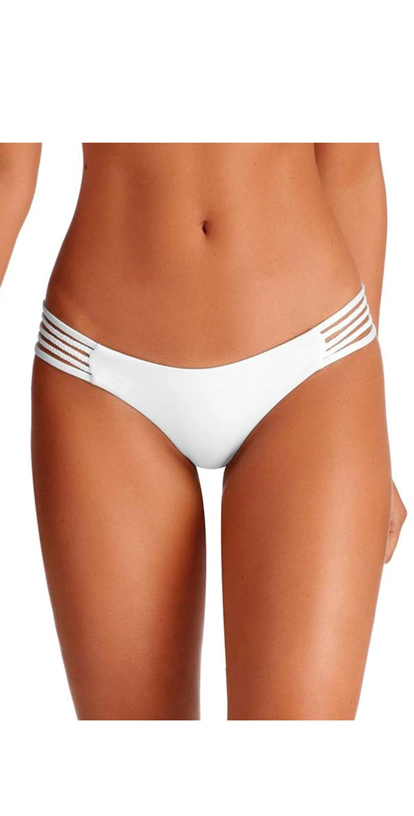 Vitamin A Jaydah EcoLux Bikini Bottom In White 3 Vitamin A Jaydah EcoLux Bikini Bottom In White - Image 3