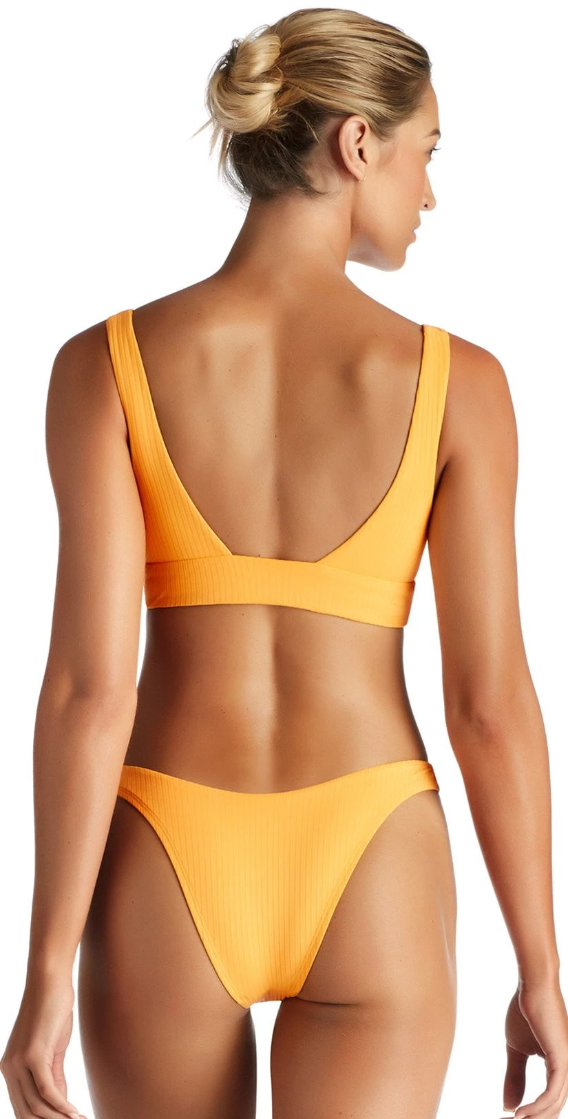 Vitamin A Sienna EcoRib Bikini Tank Top In Sunflower 809T SRB 3 Vitamin A Sienna EcoRib Bikini Tank Top In Sunflower 809T SRB - Image 3